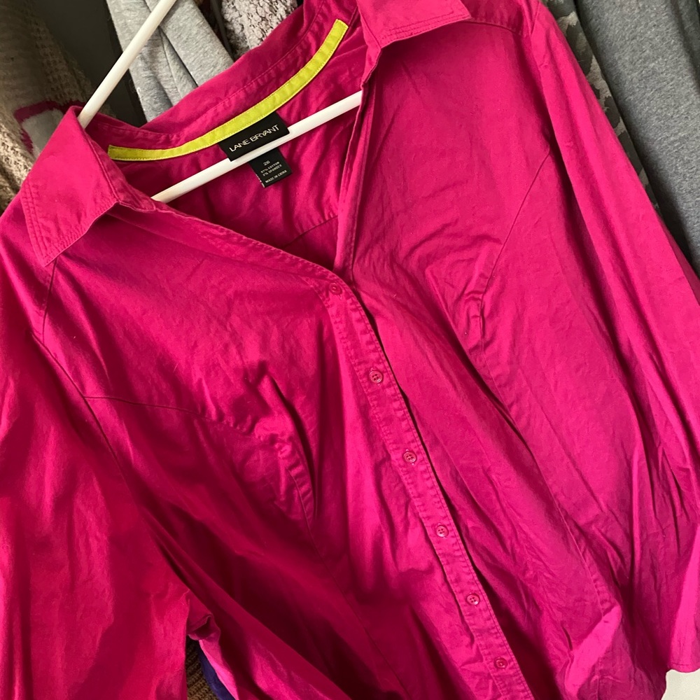 Lane Bryant Button Down casual top